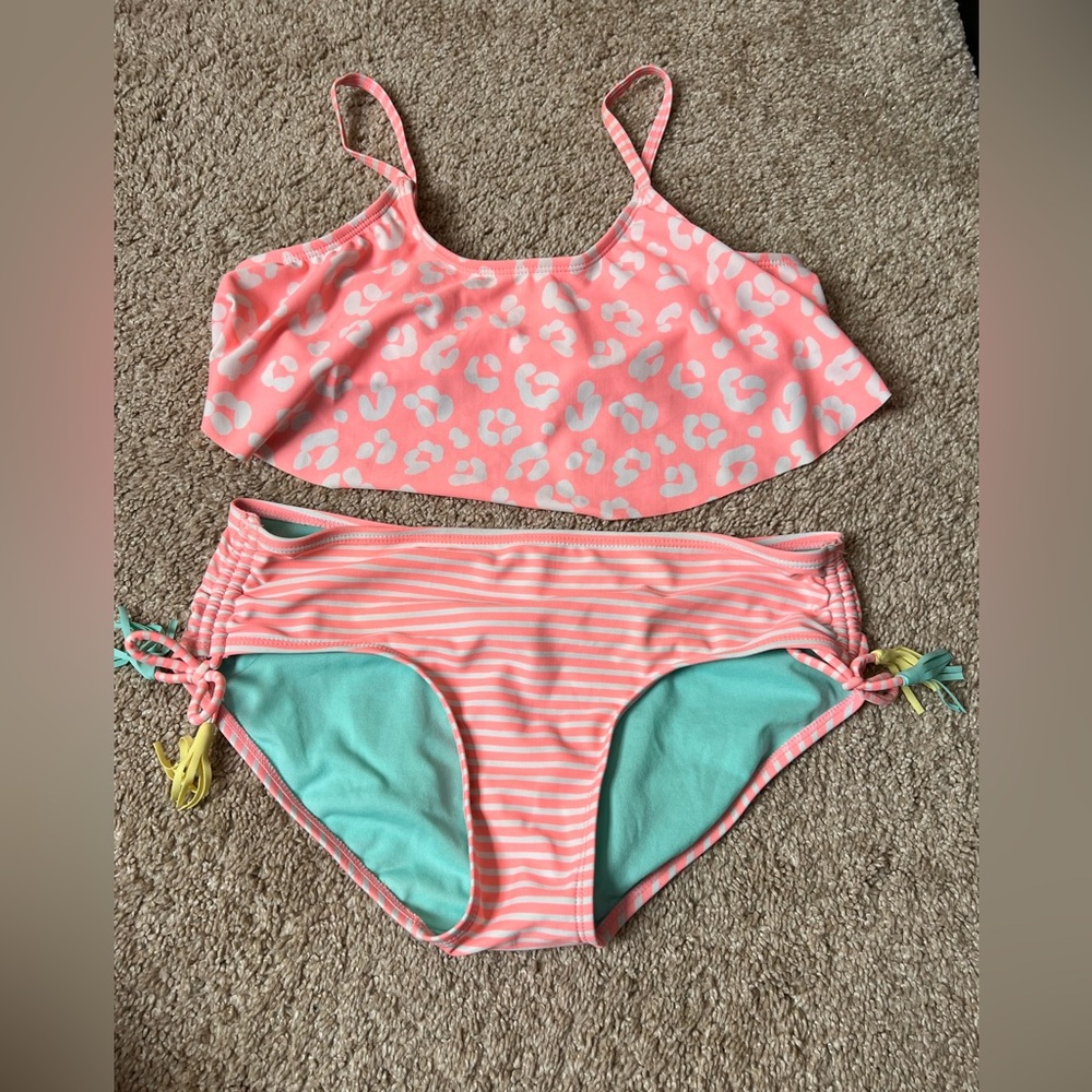 Girls justice swimsuit size 16/xl